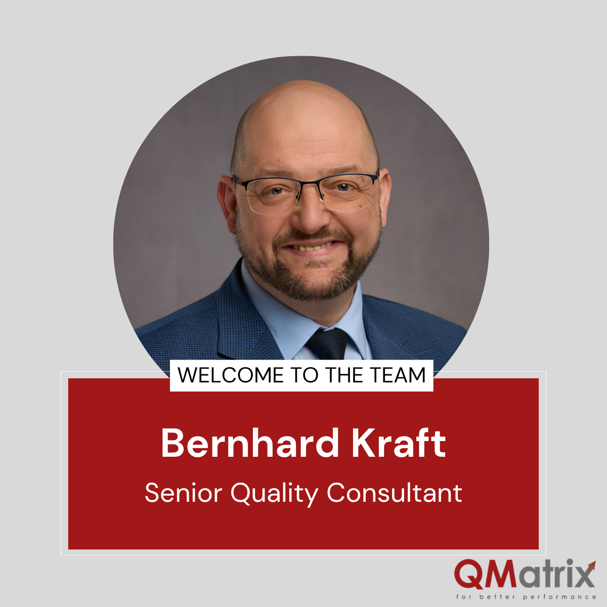 2nd July 2026: A Very Warm Welcome to Bernhard – Joining QMatrix Group ...